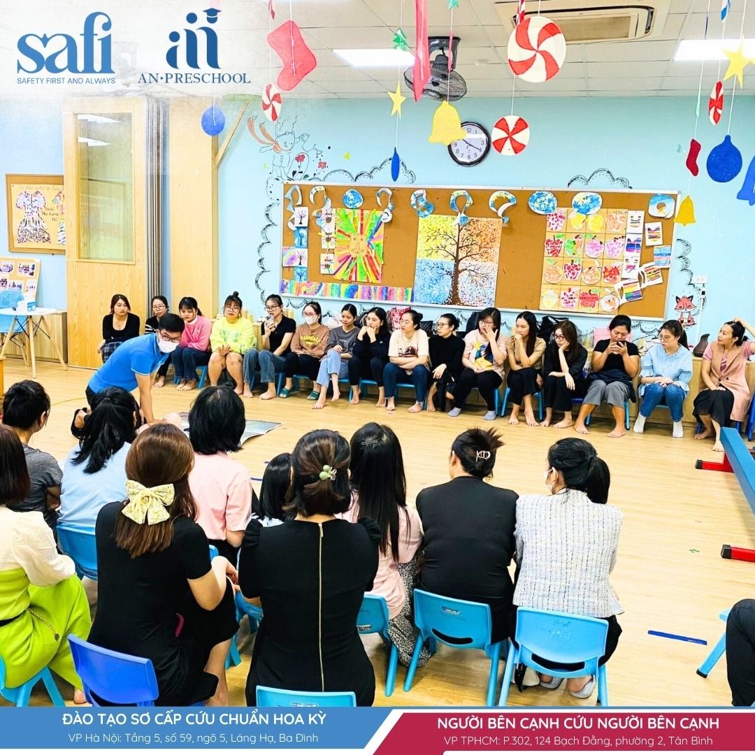 SAFI x An Preschool: Hội thảo sơ cấp cứu - Trao an toàn - Trọn niềm vui 