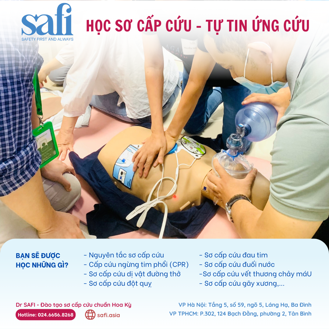 SAFI đào tạo sơ cấp cứu cho mọi người